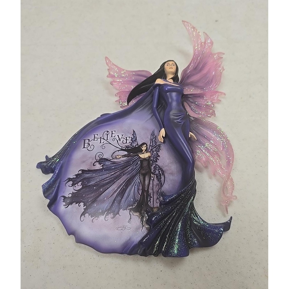 2007 Bradford Exchange "Believe" Realm of Wonder Limited Ed. Fairy Decor Booktok